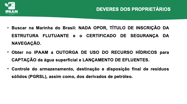 Captura de Tela 2024 04 24 as 08.34.16 - Ipaam anuncia critérios para licenciar flutuantes no Tarumã-Açu, na zona oeste de Manaus - manaus náutica